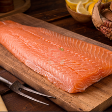 Load image into Gallery viewer, Norwegian Salmon Fillet Half Slab with Skin