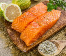 Load image into Gallery viewer, Norwegian Salmon Fillet Portions (Sashimi Grade)